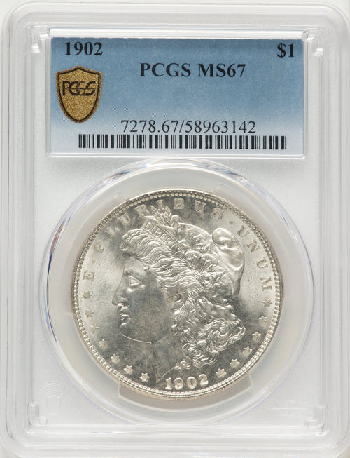 1902 Morgan Dollar PCGS MS67
