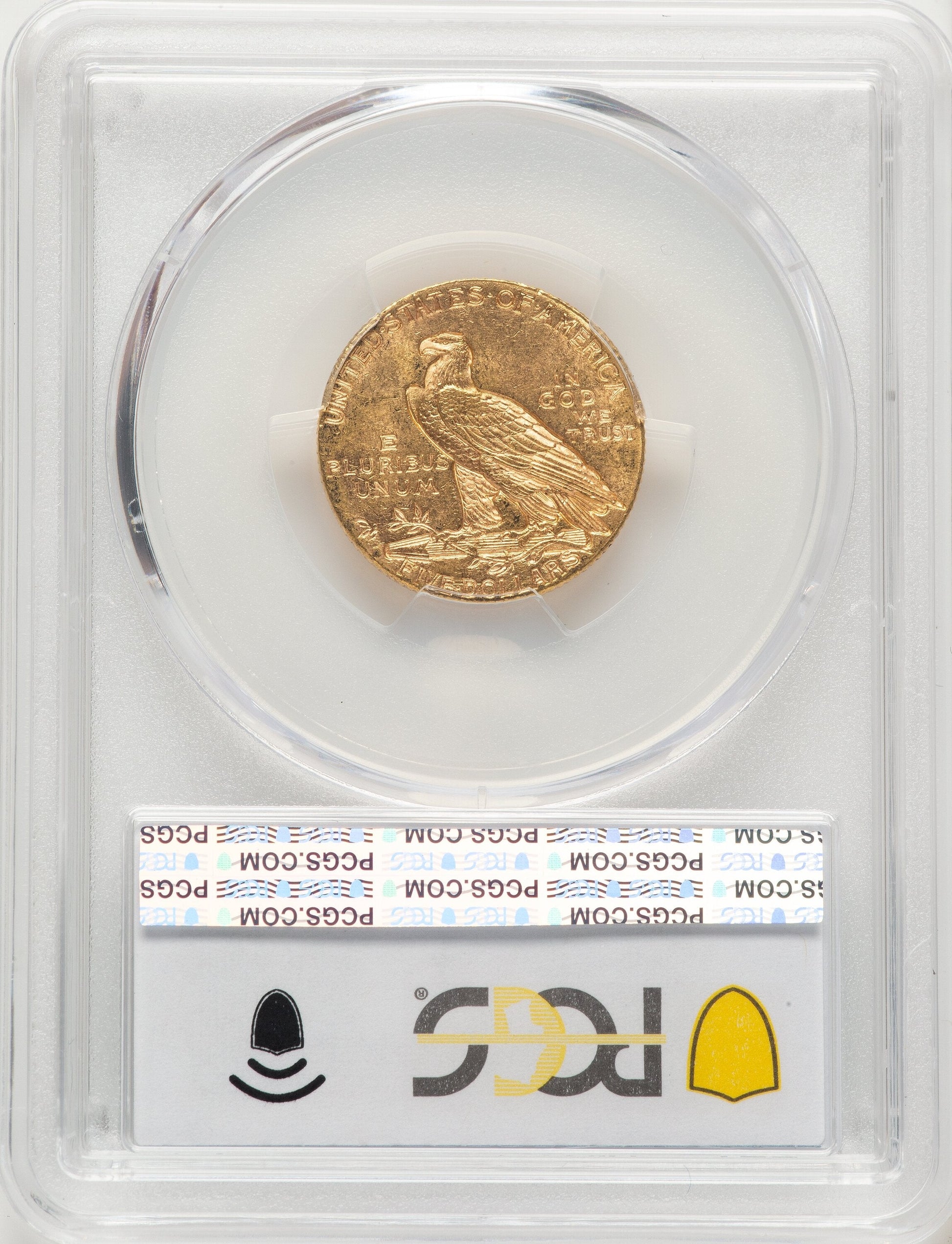1916-S $5 Indian Half Eagle PCGS MS62