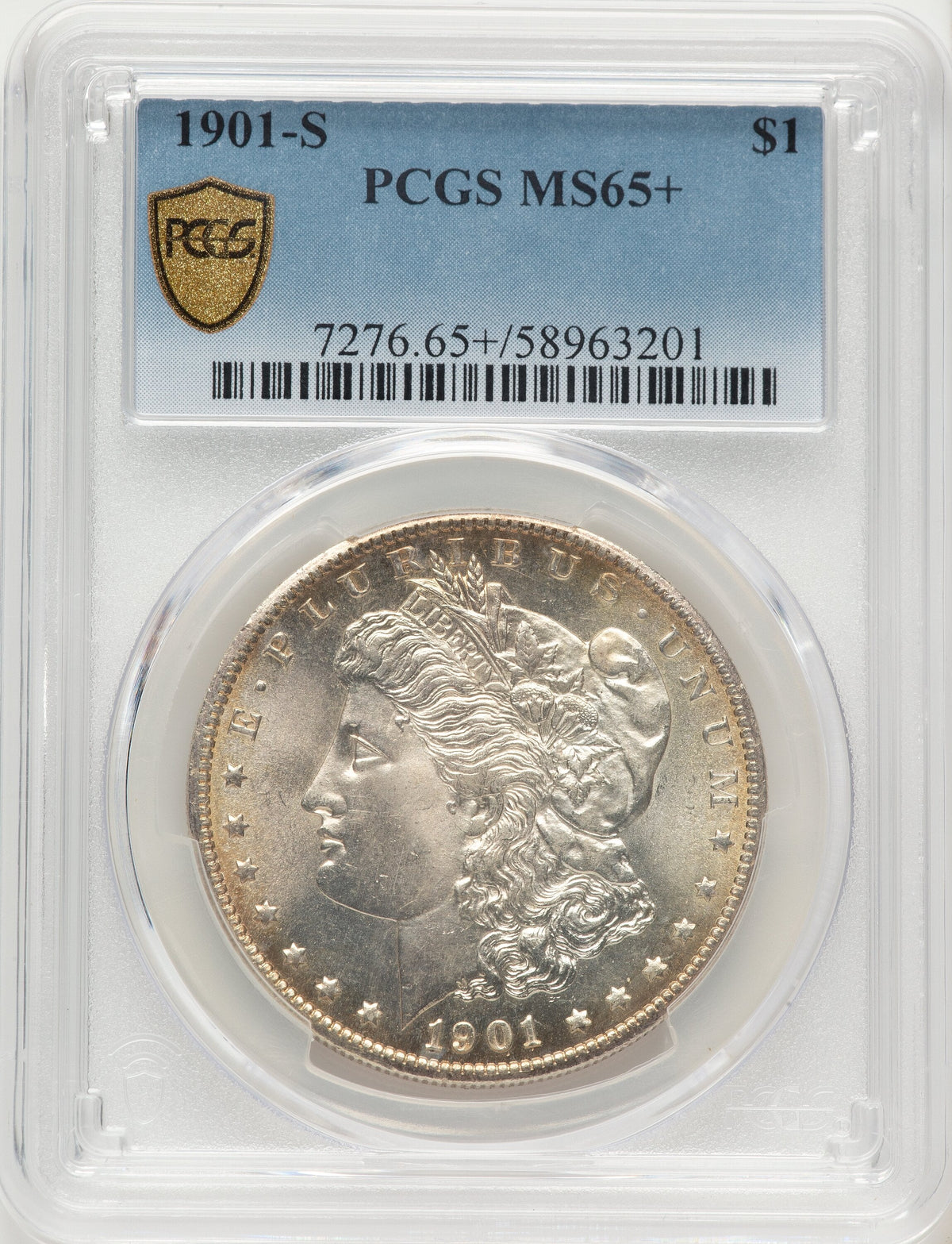 1901-S Morgan Dollar PCGS MS65+
