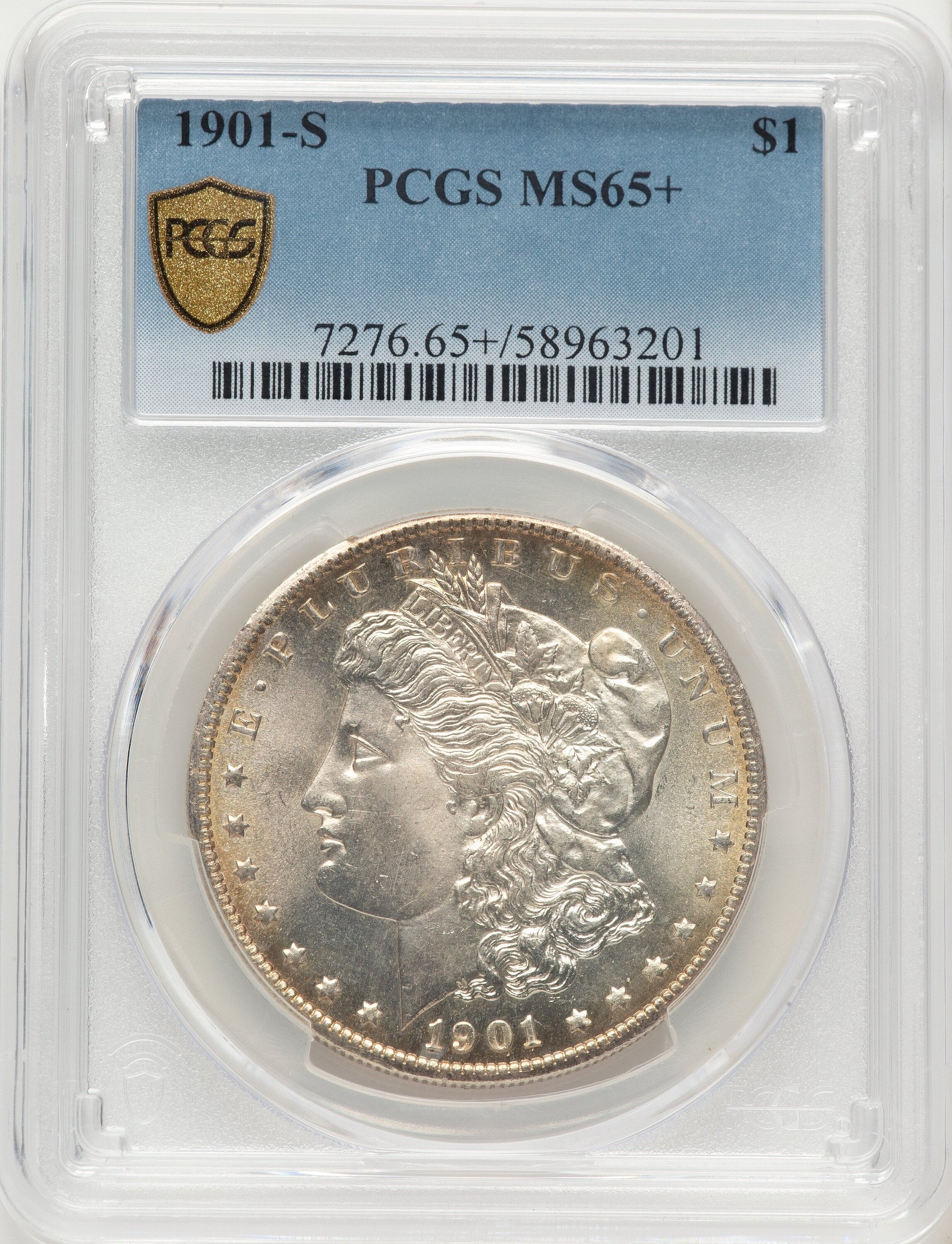 1901-S Morgan Dollar PCGS MS65+