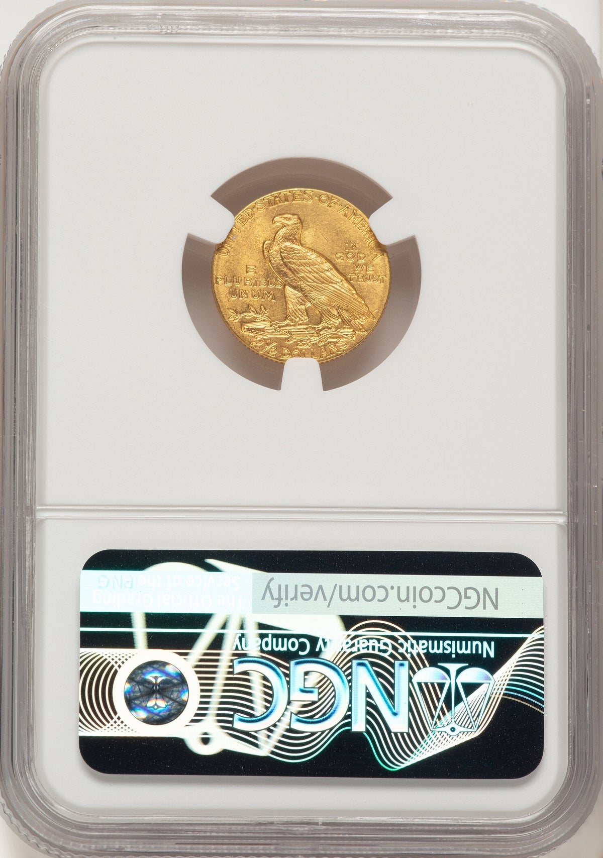 1909 $2.50 Indian Quarter Eagle NGC MS64