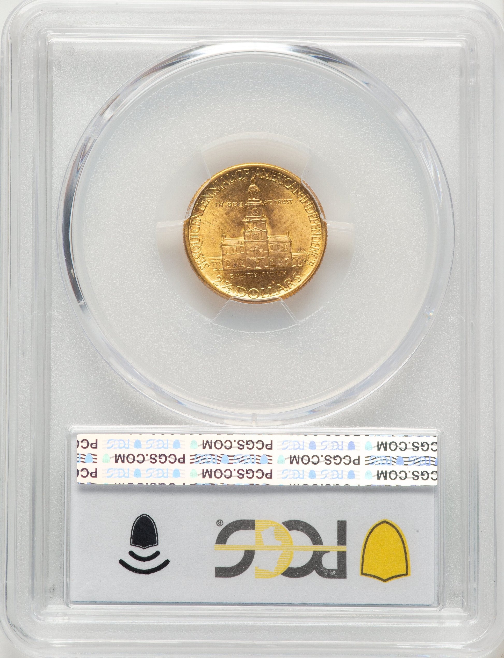 1926 $2.50 SESQUI CAC Commemorative Gold PCGS MS64+