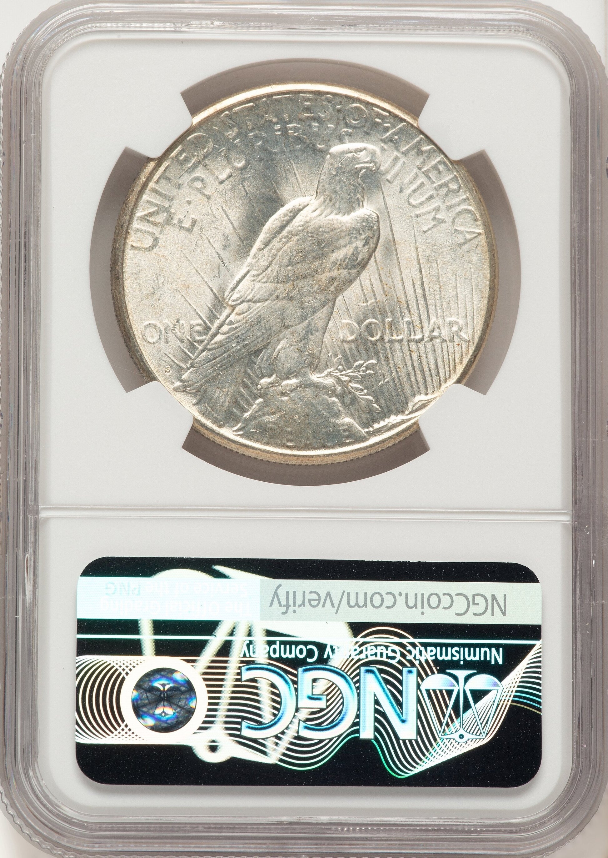 1923-S Peace Dollar NGC MS65