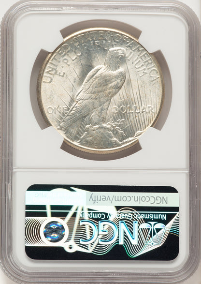 1923-S Peace Dollar NGC MS65