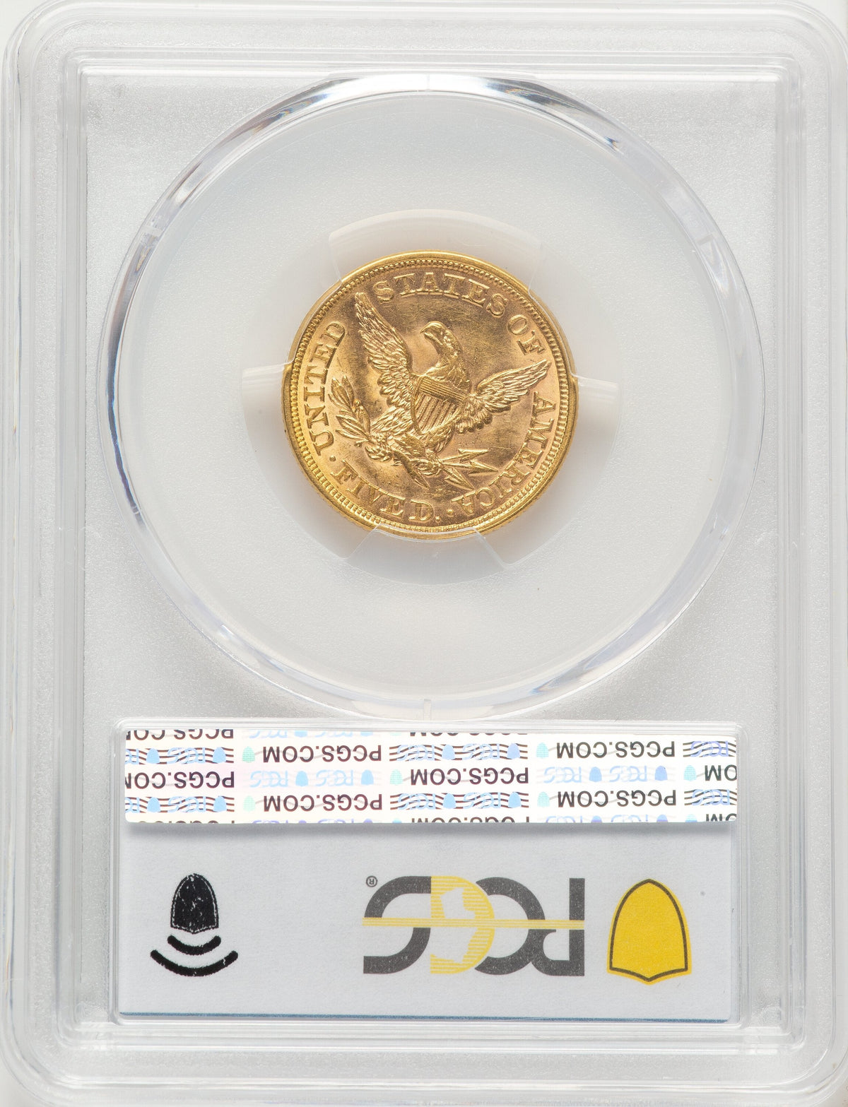 1852 $5 Liberty Half Eagle PCGS MS62