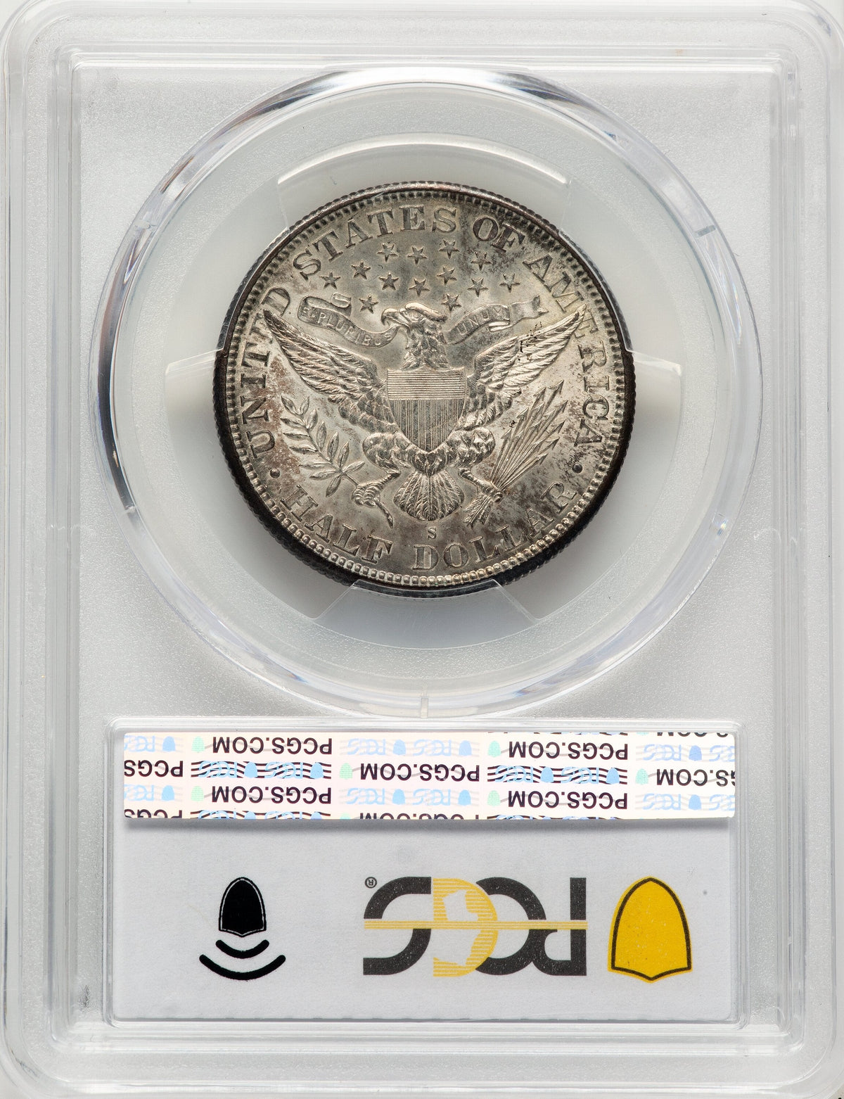 1898-S 50C Barber Half Dollar PCGS MS65