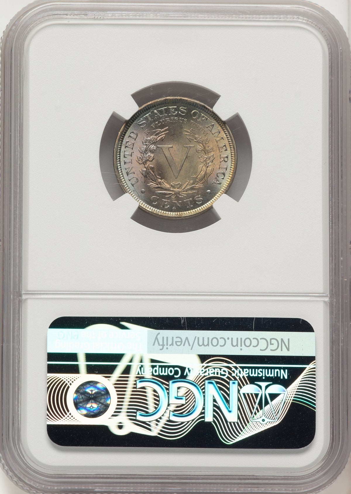 1894 5C Liberty Nickel NGC MS66