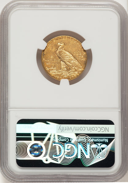 1911-D $5 Indian Half Eagle NGC MS61