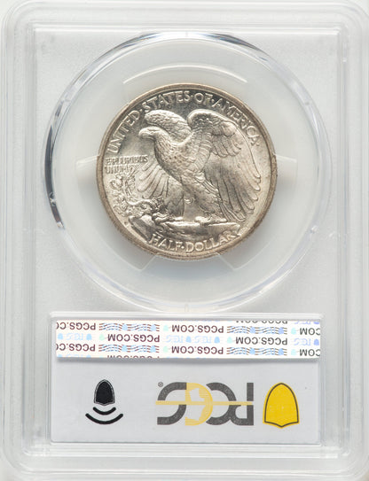 1934-D 50C Walking Liberty Half Dollar PCGS MS66