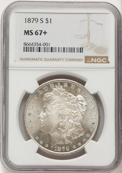 1879-S Morgan Dollar NGC MS67+