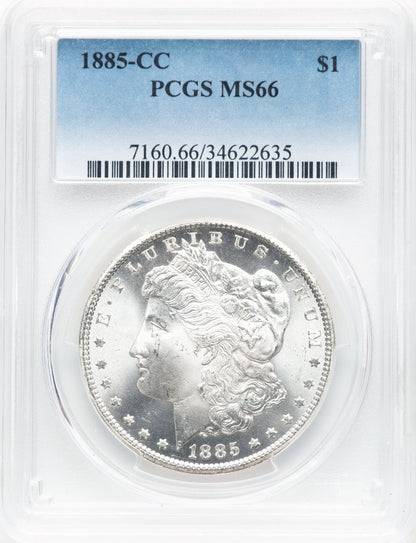1885-CC Morgan Dollar PCGS MS66