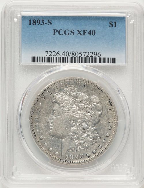 1893-S Morgan Dollar PCGS XF40