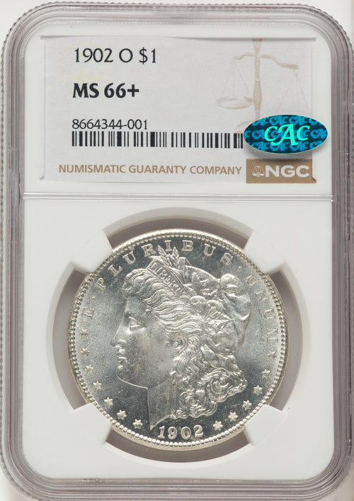 1902-O CAC Morgan Dollar NGC MS66+