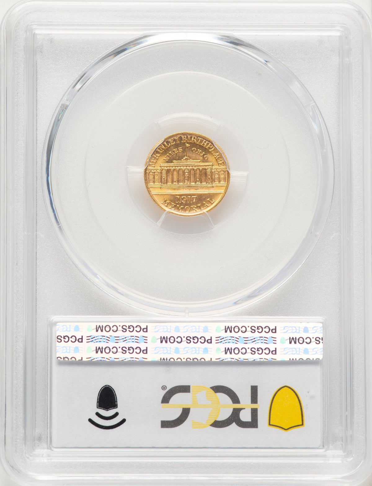 1917 G$1 McKinley Commemorative Gold PCGS MS65