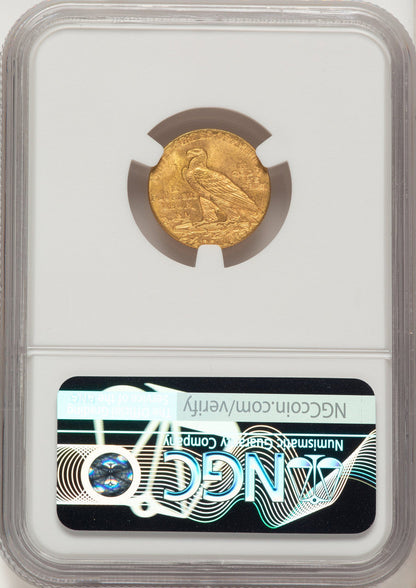 1929 $2.50 Indian Quarter Eagle NGC MS65