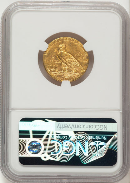 1908-D $5 Indian Half Eagle NGC MS63