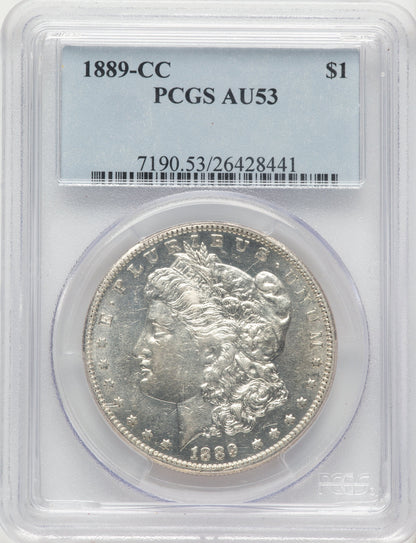 1889-CC Morgan Dollar PCGS AU53