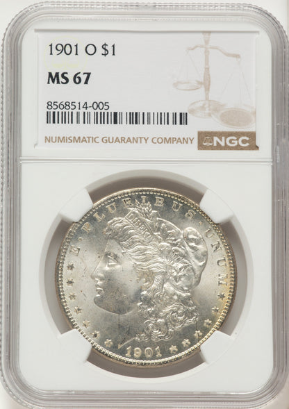 1901-O Morgan Dollar NGC MS67