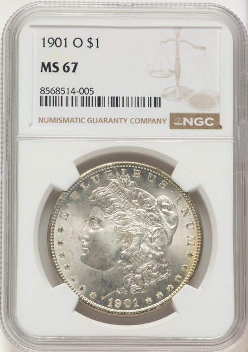 1901-O Morgan Dollar NGC MS67