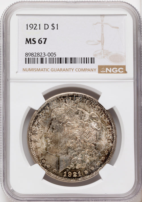 1921-D Morgan Dollar NGC MS67