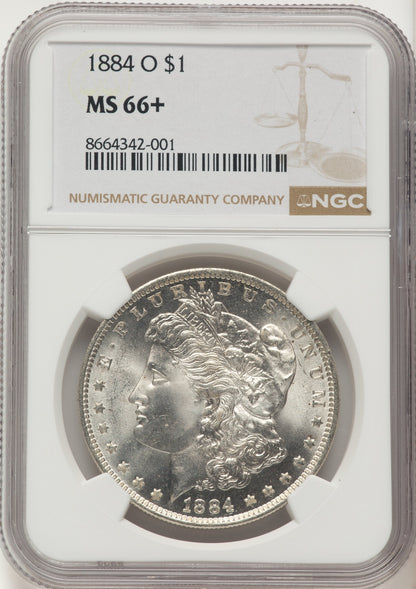 1884-O Morgan Dollar NGC MS66+
