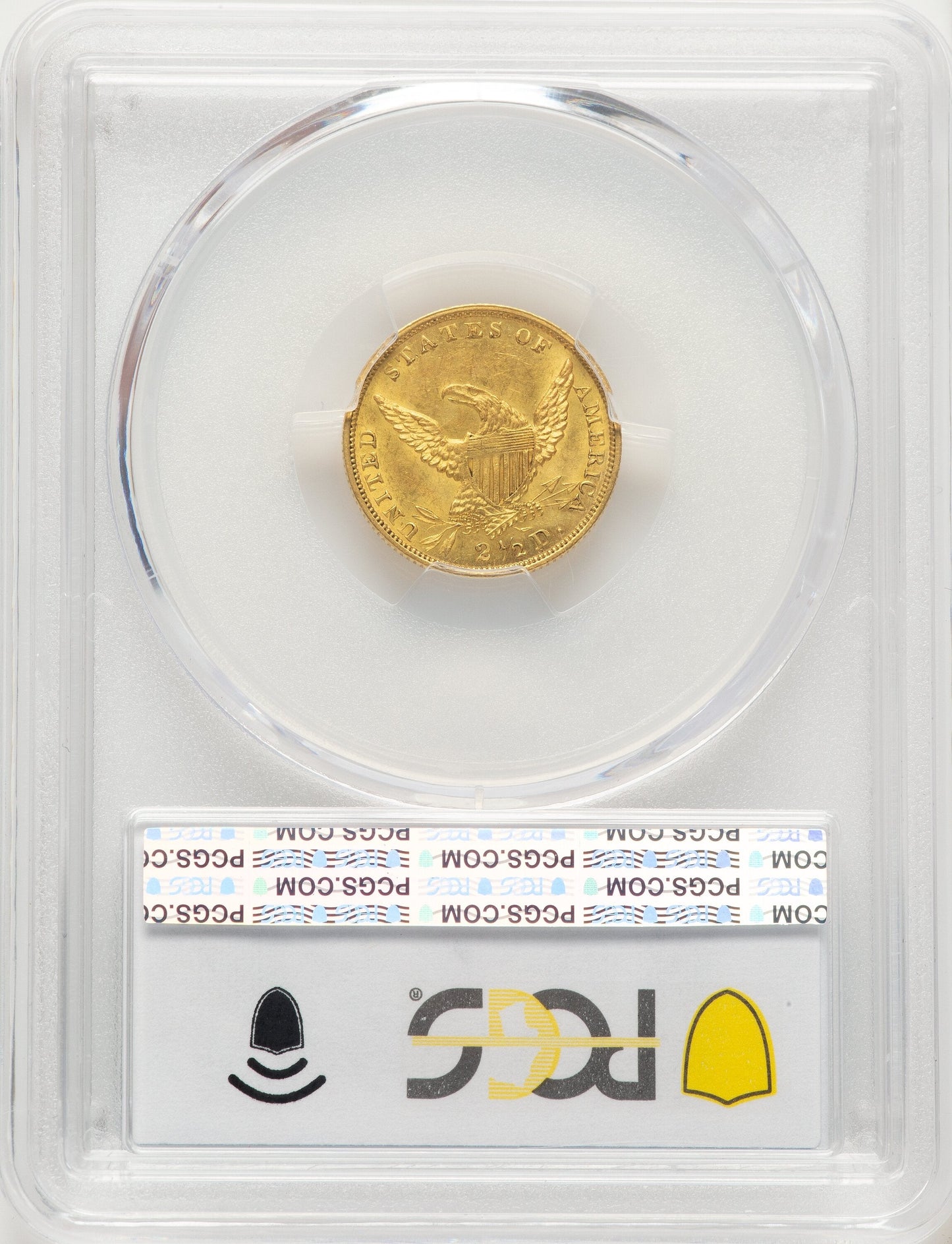 1836 $2.50 Script 8 Classic Quarter Eagle PCGS MS63
