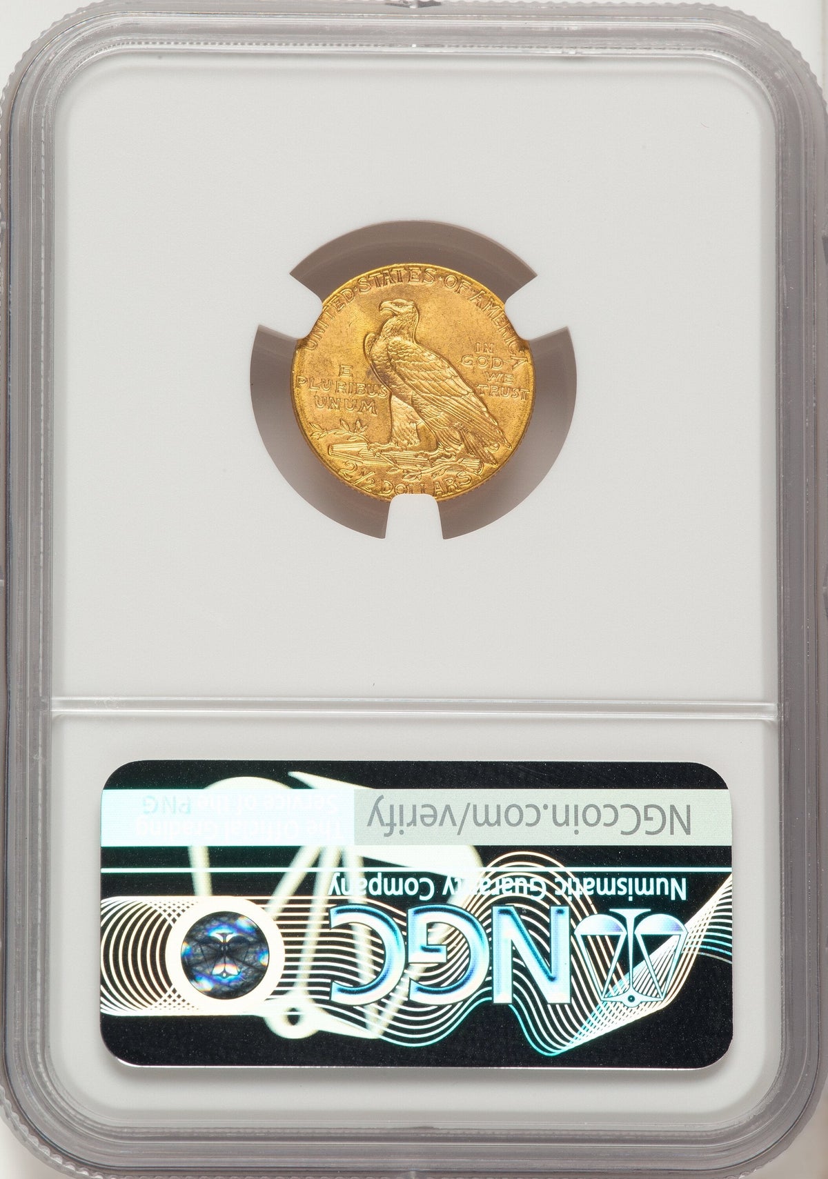 1910 $2.50 Indian Quarter Eagle NGC MS65