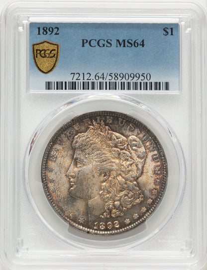 1892 Morgan Dollar PCGS MS64