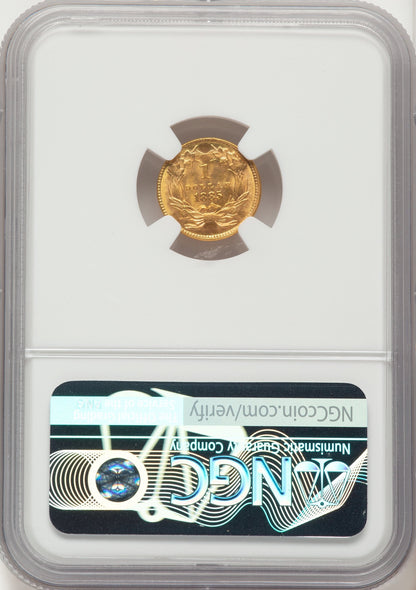 1885 G$1 Gold Dollar NGC MS65