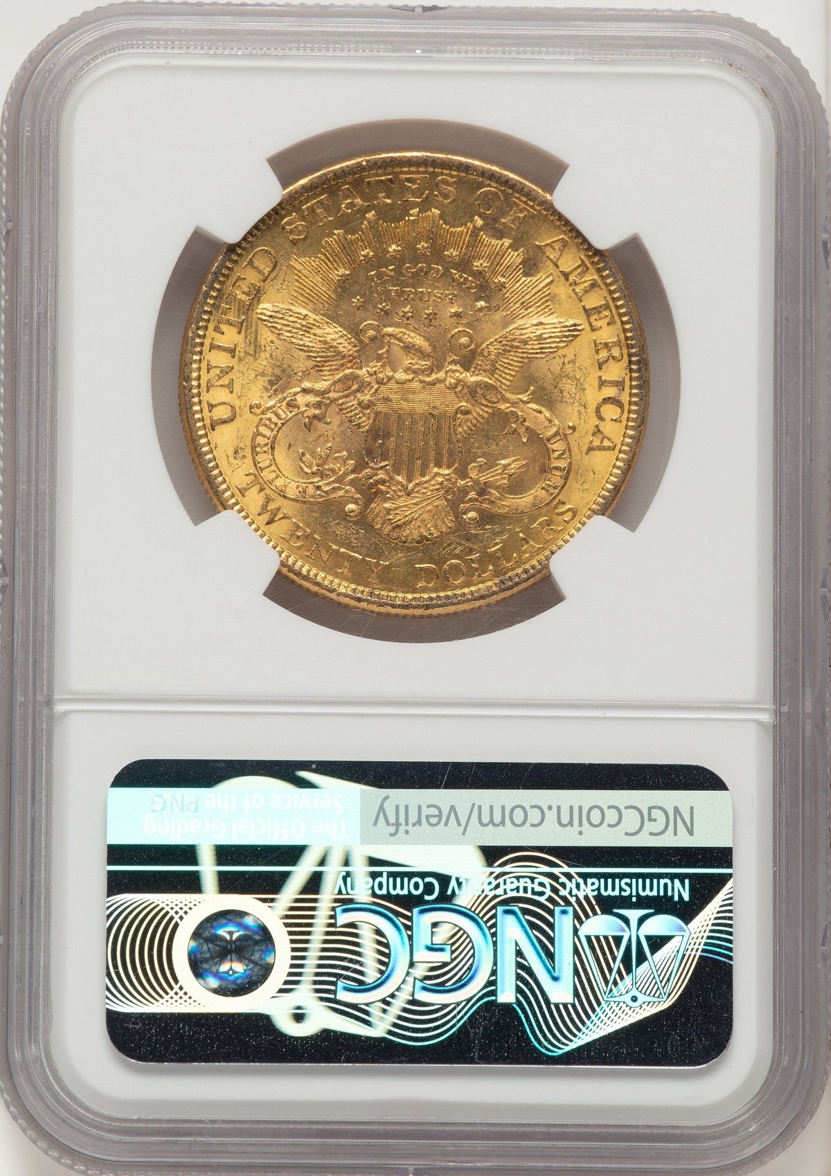 1878 $20 Liberty Double Eagle NGC MS61