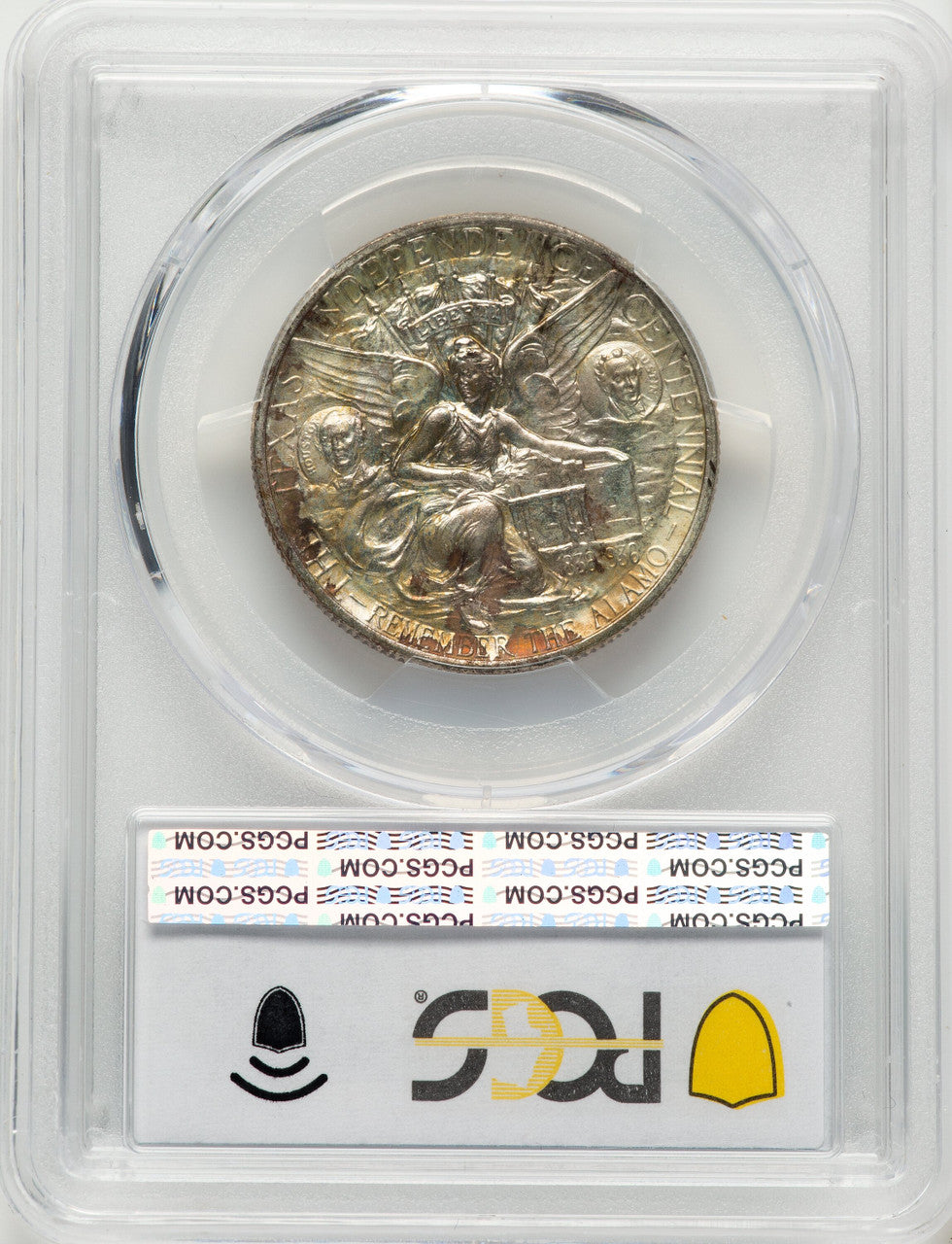 1938 50C Texas CAC Commemorative Silver PCGS MS67