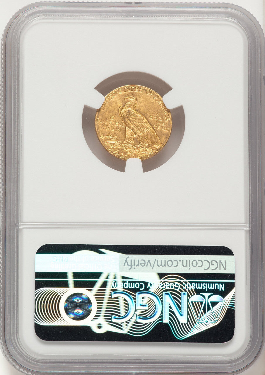 1910 $2.50 Indian Quarter Eagle NGC MS64
