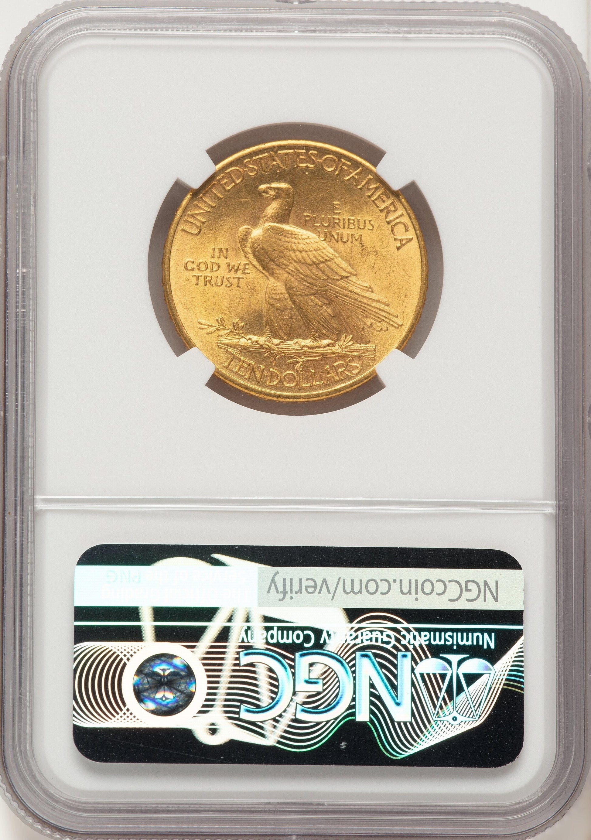 1910 $10 Indian Eagle NGC MS65