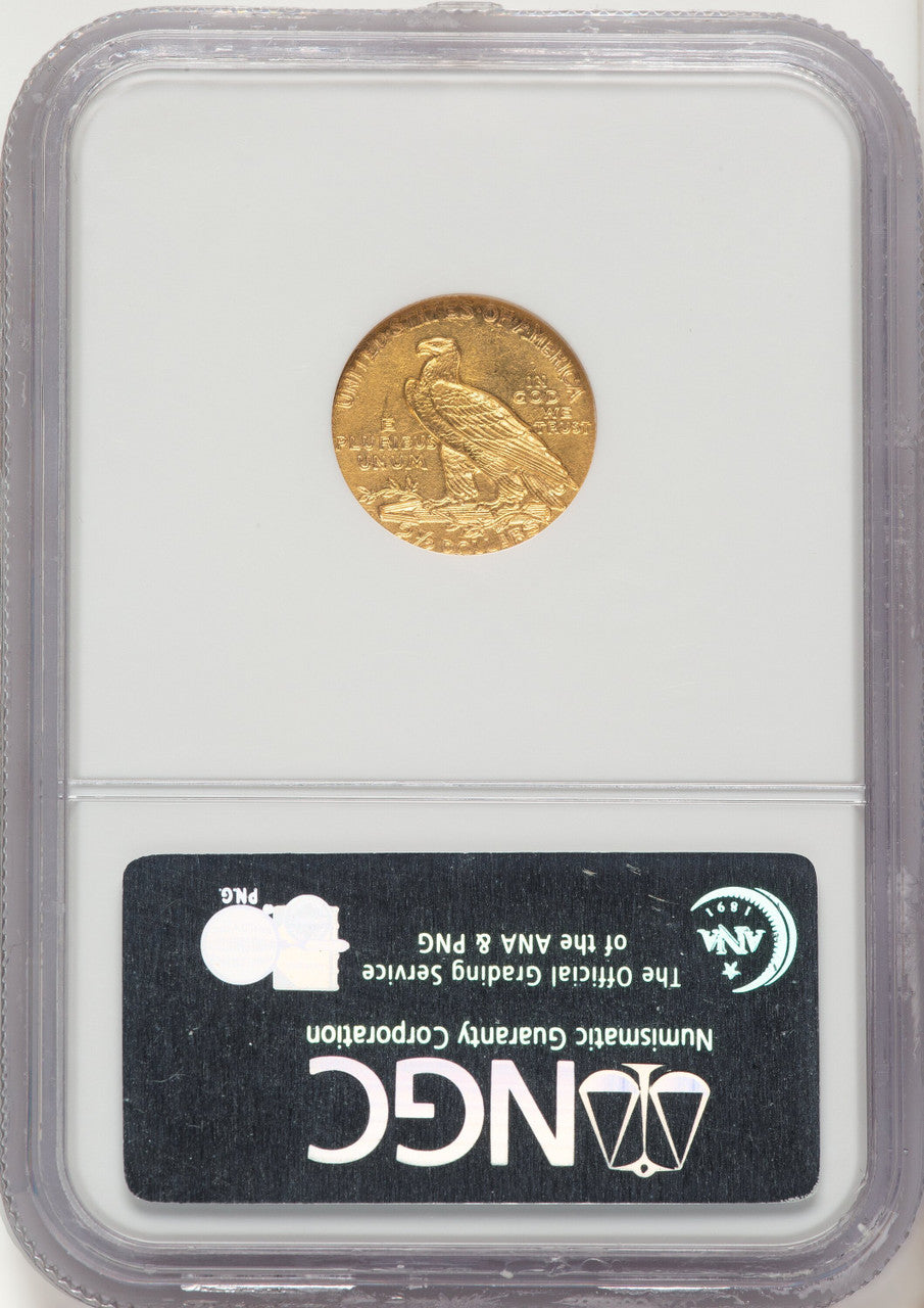 1911-D $2.50 Indian Quarter Eagle NGC MS61
