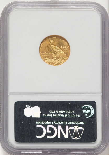 1911-D $2.50 Indian Quarter Eagle NGC MS61