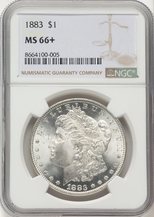 1883 CAC Morgan Dollar NGC MS66+