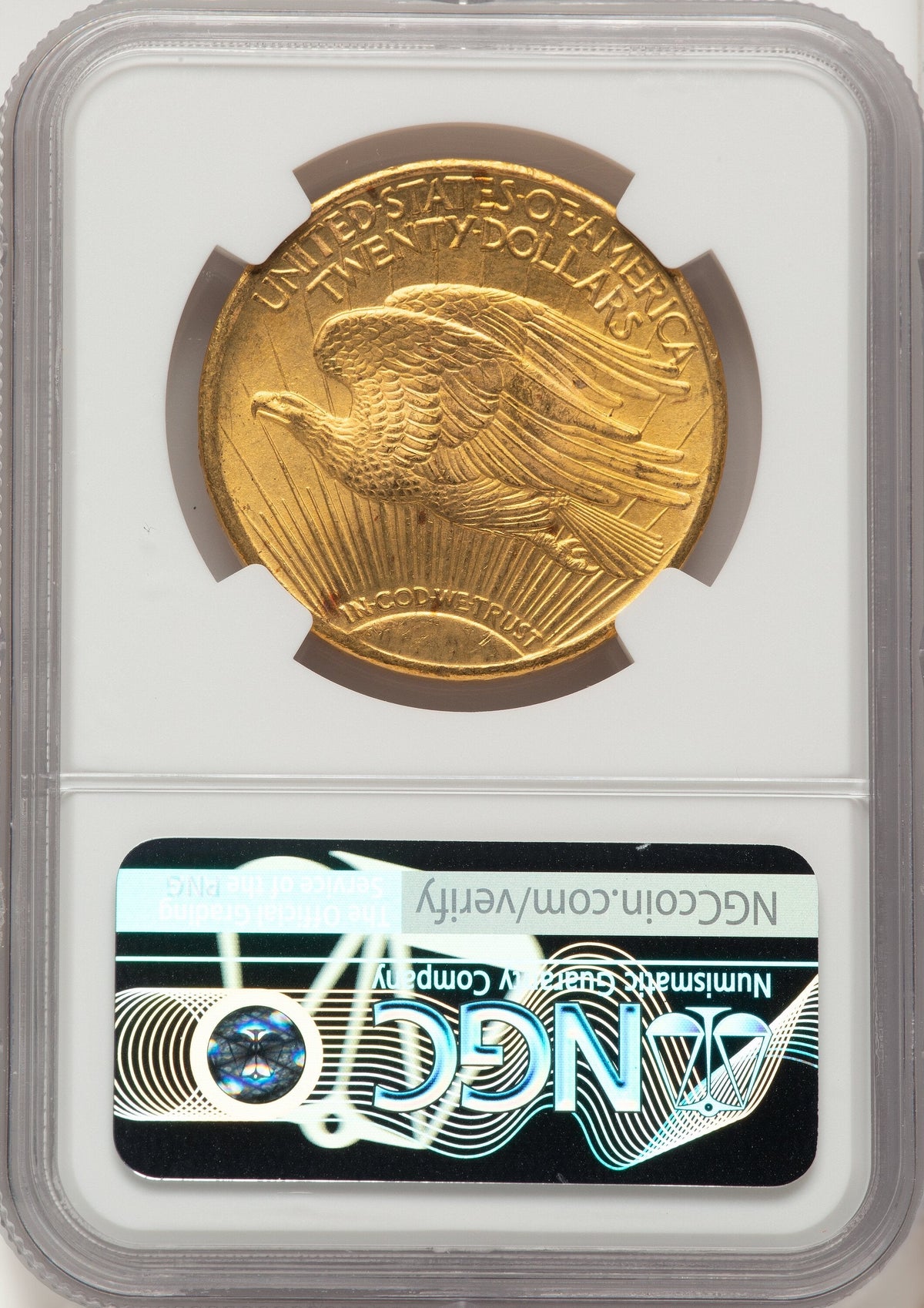 1924 $20 Saint Saint-Gaudens Double Eagle NGC MS66+