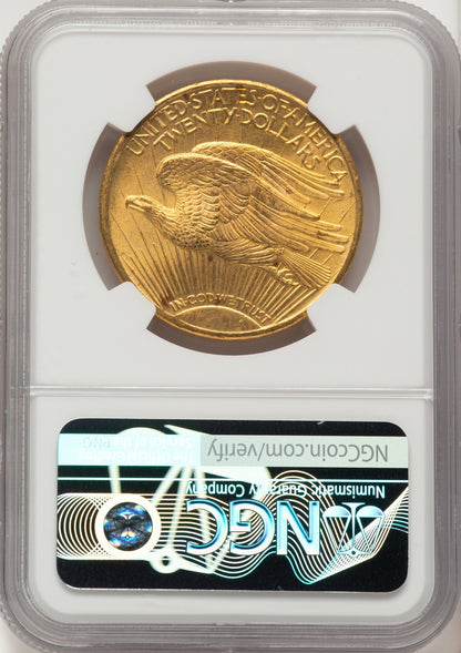 1924 $20 Saint Saint-Gaudens Double Eagle NGC MS66+