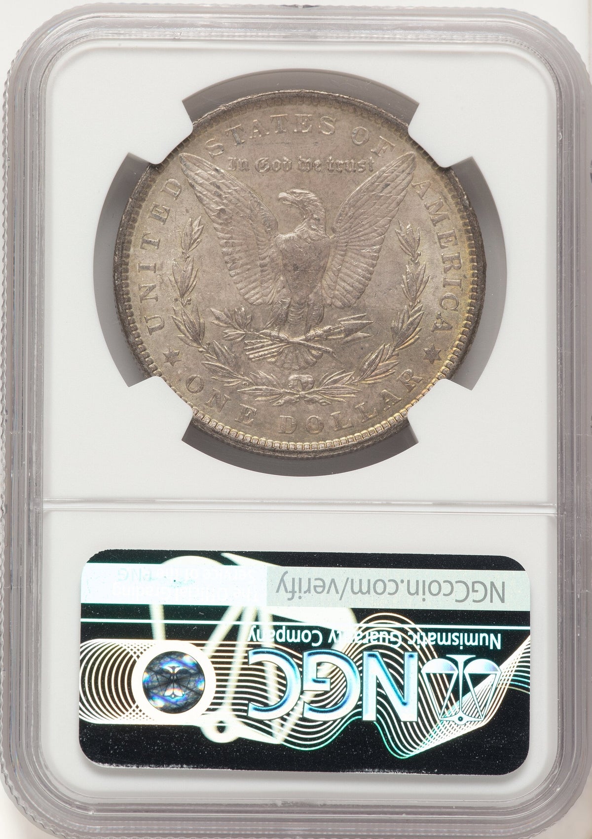 1901 CAC Morgan Dollar NGC MS62