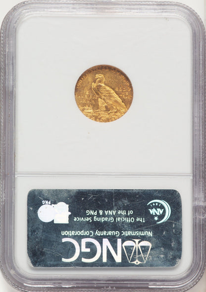 1911 $2.50 Indian Quarter Eagle NGC MS61