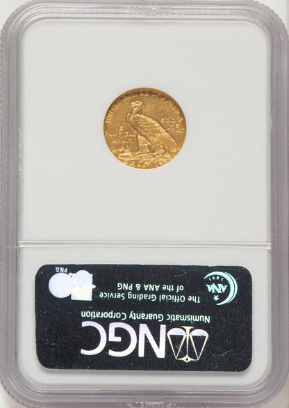 1910 $2.50 Indian Quarter Eagle NGC MS62