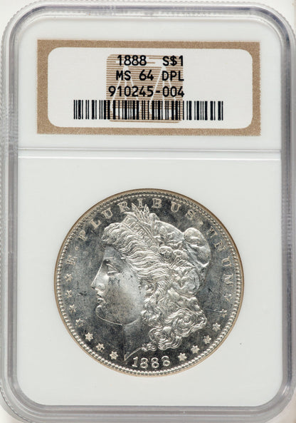 1888 DM Morgan Dollar NGC MS64