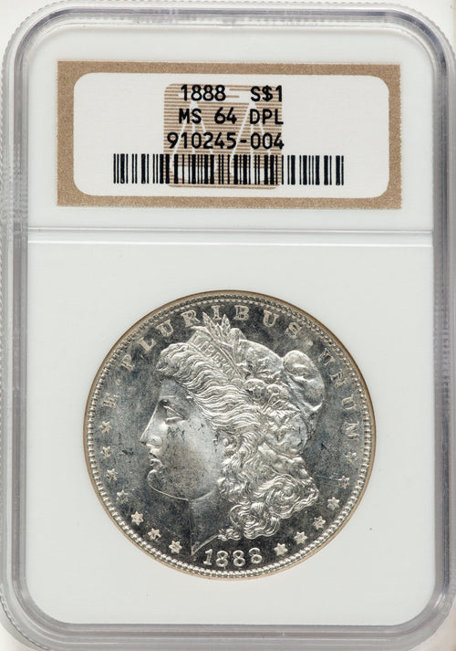 1888 DM Morgan Dollar NGC MS64