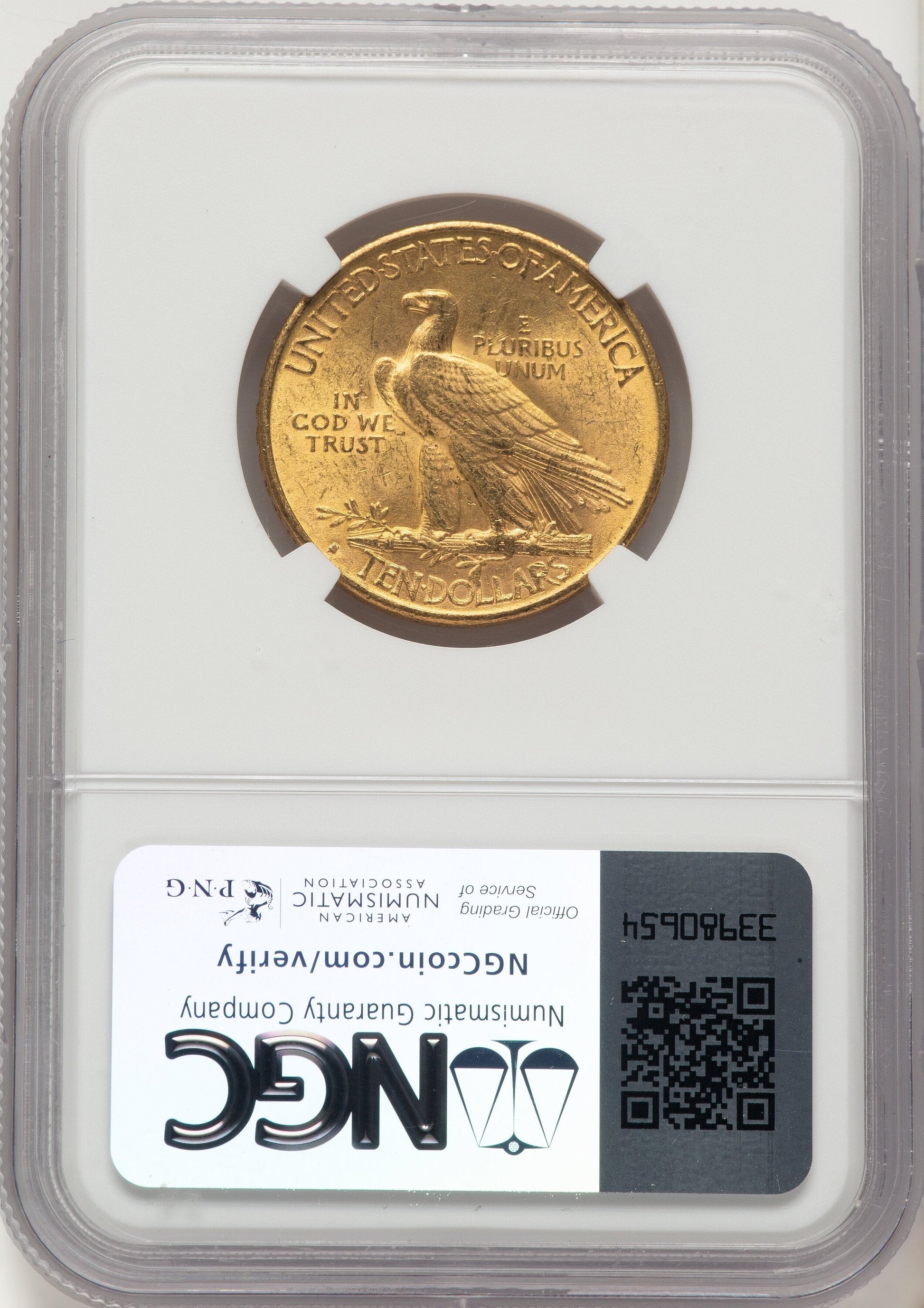 1916-S $10 Indian Eagle NGC MS64