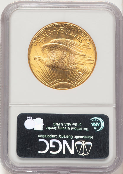 1927 $20 CAC Saint-Gaudens Double Eagle NGC MS65