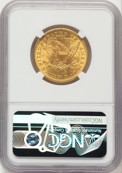 1904-O $10 Brown Label Liberty Eagle NGC MS62
