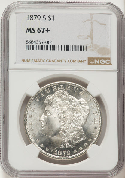 1879-S Morgan Dollar NGC MS67+