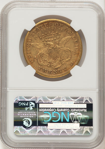 1874-CC $20 CAC Liberty Double Eagle NGC VF30