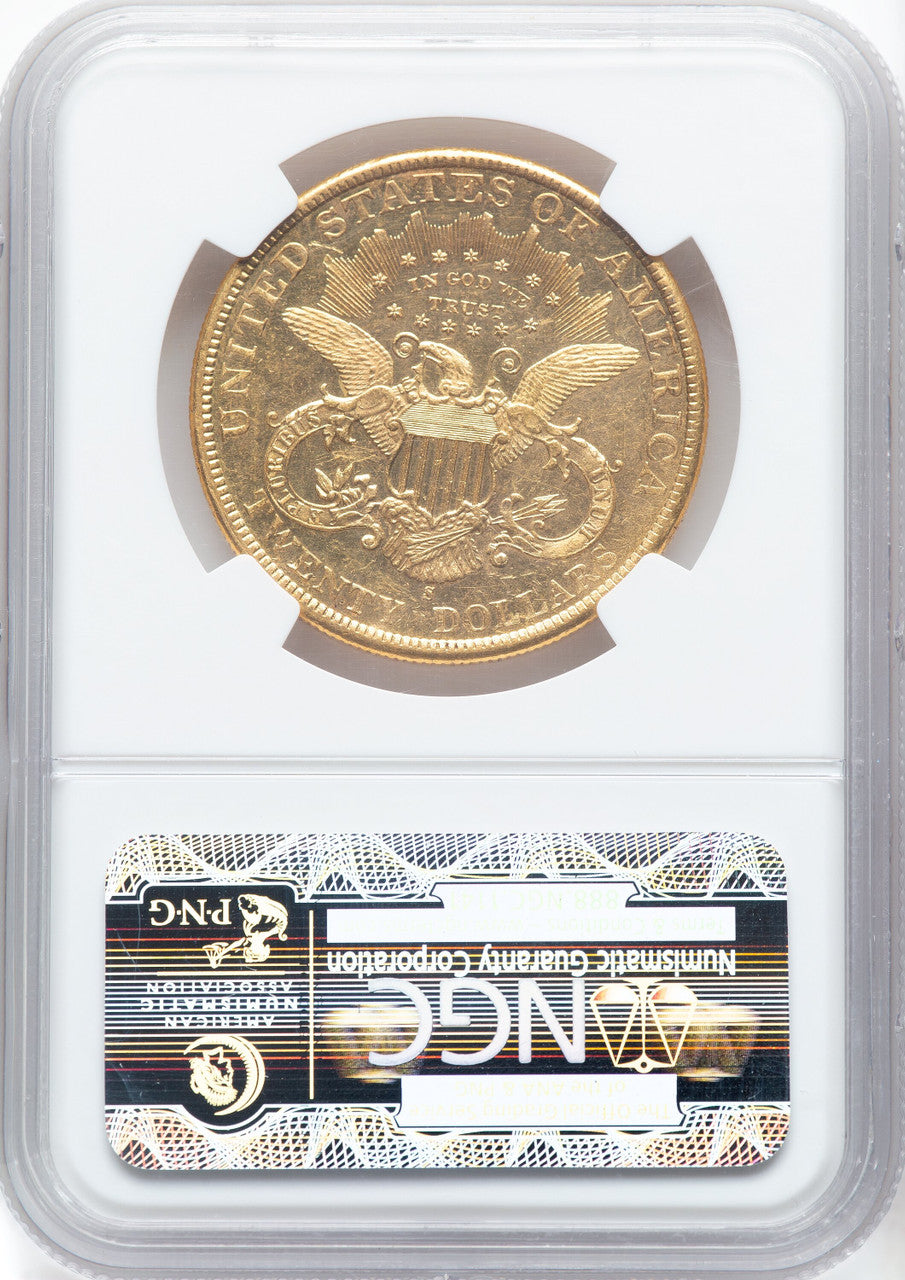 1898-S $20 PL Liberty Double Eagle NGC MS62