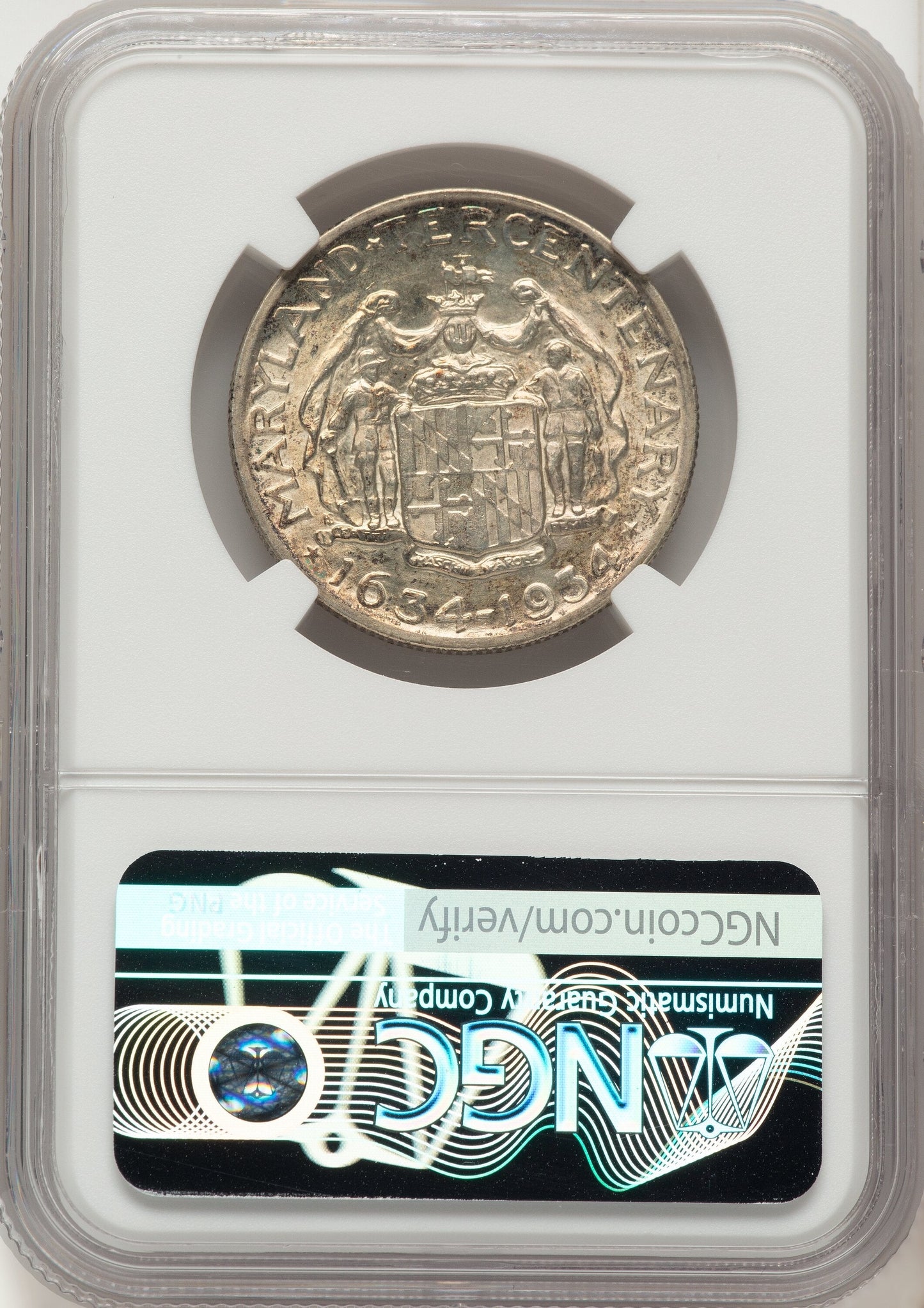 1934 50C Maryland Commemorative Silver NGC MS67